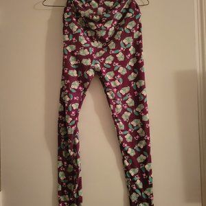 LulaRoe Frog Leggings